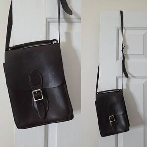 Cambridge Satchel The Binocular Bag, Dark Brown